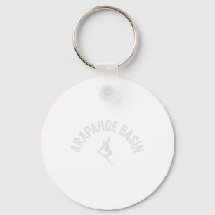 Ski Arapahoe Sin Vintage A-sin Skiing Cool Skier A Key Ring