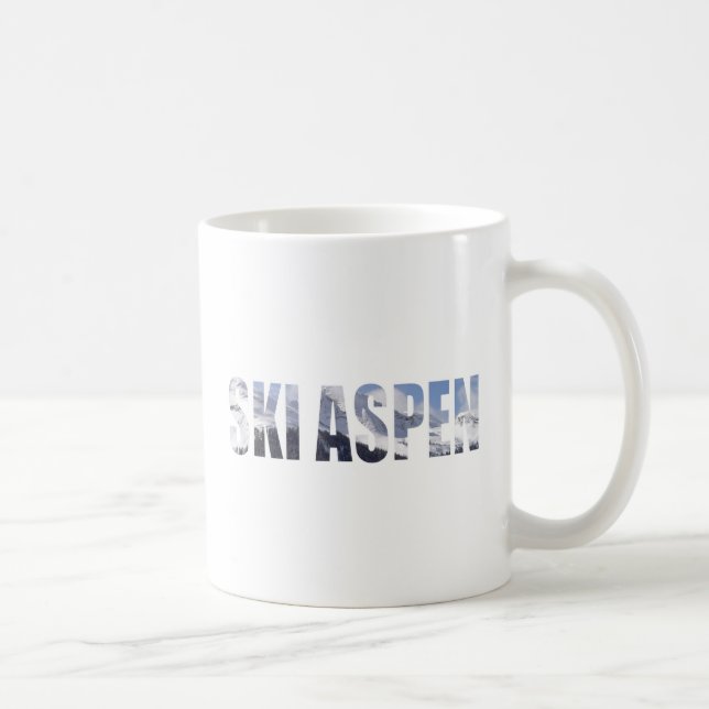 Ski Aspen Coffee Mug (Right)