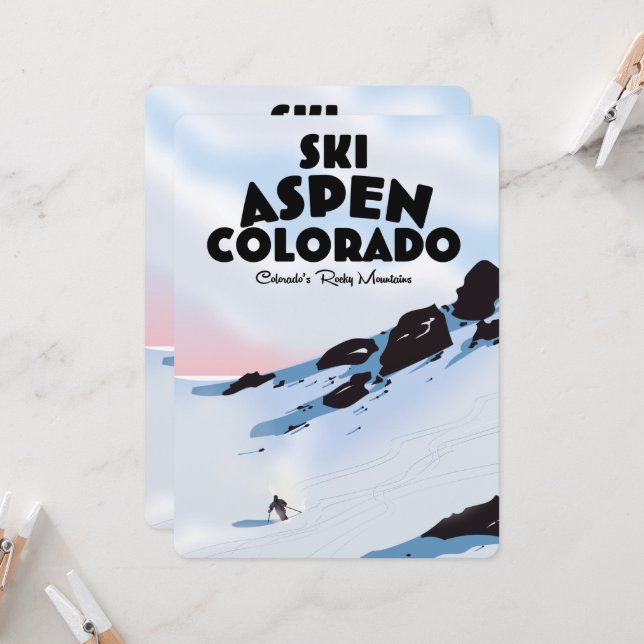 Ski Aspen Colorado (Front/Back In Situ)