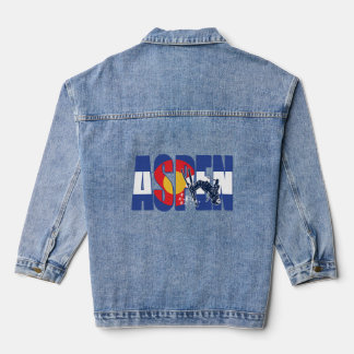 Ski Aspen Colorado Denim Jacket