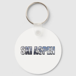 Ski Aspen Key Ring