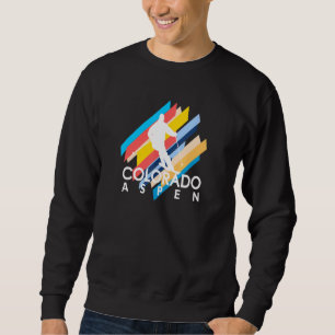Ski Aspen Vintage Retro 60s Aspen Colorado Unique Sweatshirt