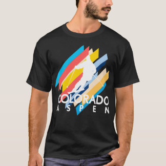Ski Aspen Vintage Retro 60s Aspen Colorado Unique T-Shirt