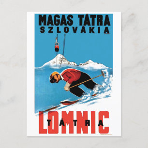 Ski at Magas Tatra, Slovakia Postcard