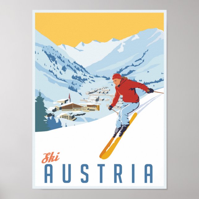 Ski Austria Poster (Front)