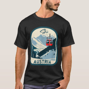 Ski austria retro vintage style austrian skiing T-Shirt