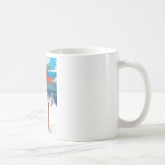 Ski Austria vintage travel poster Coffee Mug