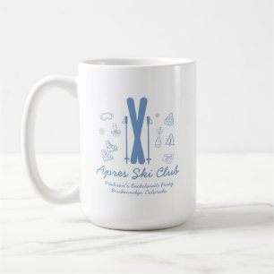 Ski Bachelorette Last Toast On The Slopes Coffee Mug