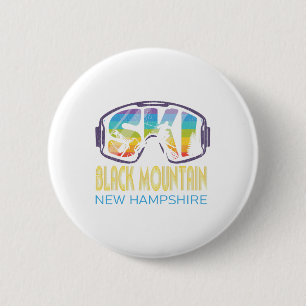 Ski Black Mountain New Hampshire Skiing Vacation 6 Cm Round Badge