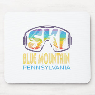 Ski Blue Mountain Pennsylvania Skiing Vacation Mouse Mat