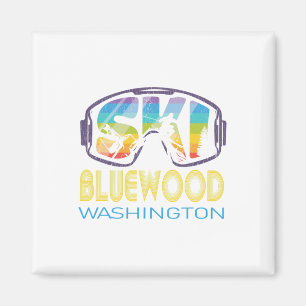 Ski Bluewood Washington Skiing Vacation  Magnet