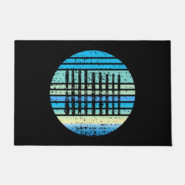 Ski Boards Collection Doormat (Front)