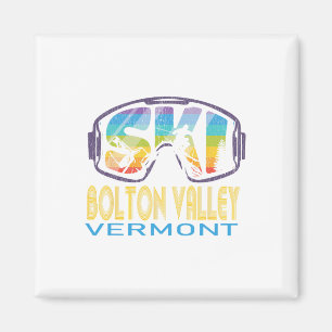 Ski Bolton Valley Vermont Skiing Vacation Magnet