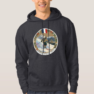 Ski Bonneval-Sur-Arc, France, Man Skier Hoodie