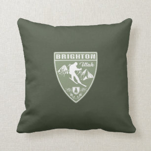 Ski Brighton Utah Cushion