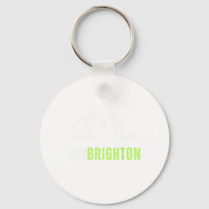 Ski Brighton Utah Skiing Snowboarding Resort Vacat Key Ring
