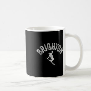 Ski Brighton Vintage Skiing Utah Cool Skier Gear Coffee Mug
