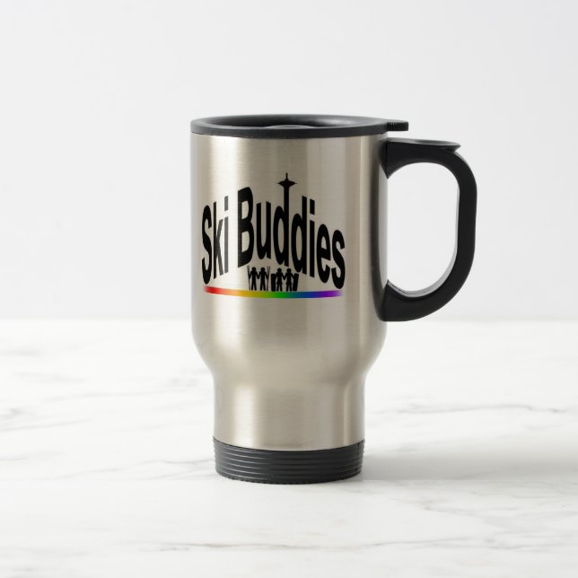 Ski Buddies Travel Mug (Right)