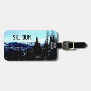 Ski Bum Luggage Tag