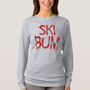 Ski Bum Skis T-Shirt
