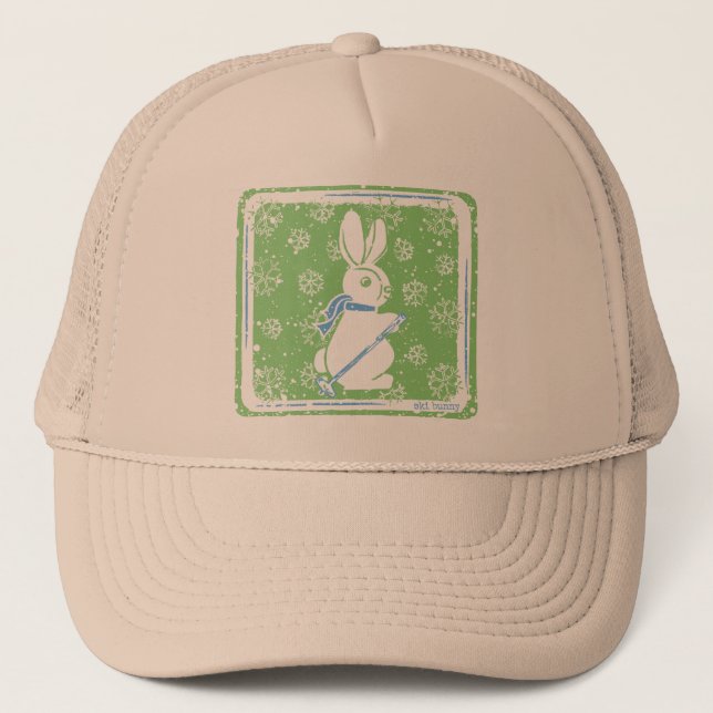 Ski Bunny Trucker Hat (Front)