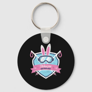 Ski Bunnys Supervisor Skiing Snowboard Skier Mount Key Ring
