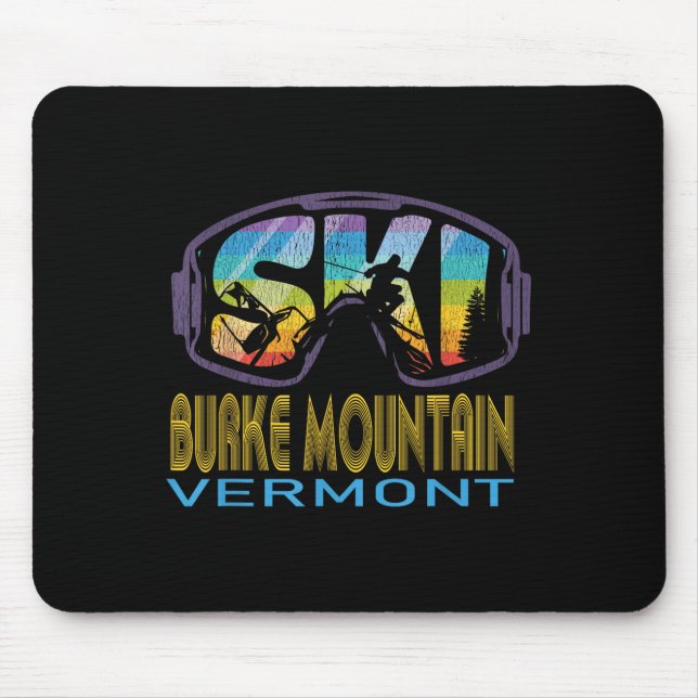 Ski Burke Mountain Vermont Skiing Vacation  Mouse Mat (Front)
