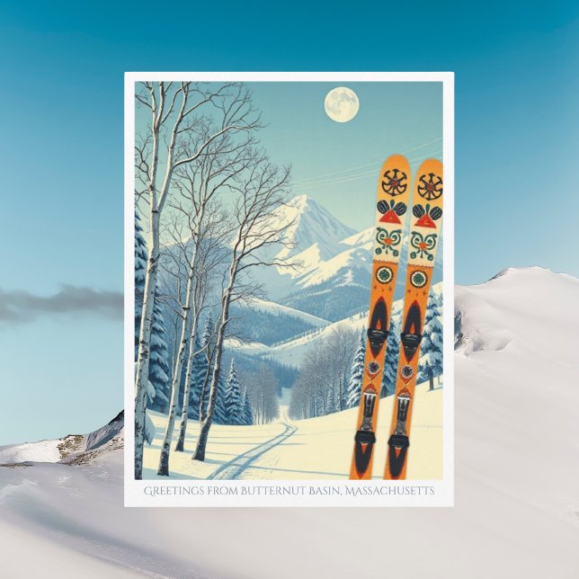 Ski Butternut Basin Massachusett ski Postcard (Creator Uploaded)