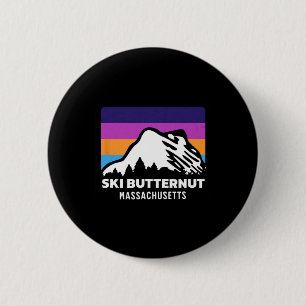 Ski Butternut Machusetts Summer Family Ski Trip 6 Cm Round Badge
