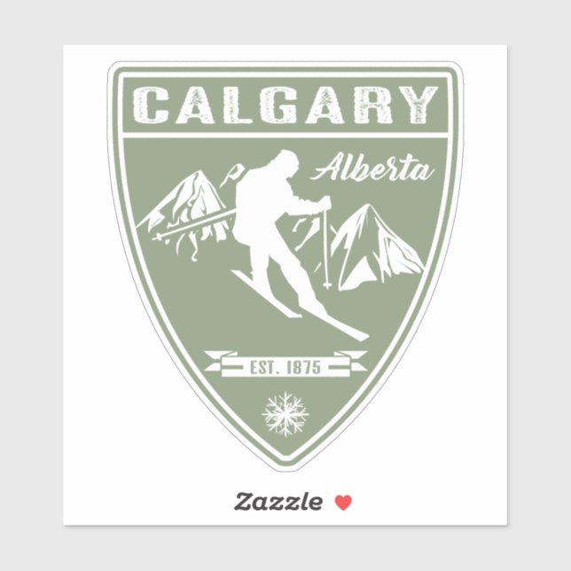 Ski Calgary Alberta (Sheet)