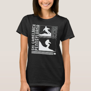 Ski Camelback Pennsylvania Skiing Skier Winter Sno T-Shirt