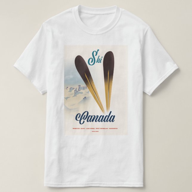 Ski Canada T-Shirt (Design Front)