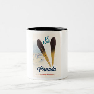 Ski Canada Two-Tone Coffee Mug