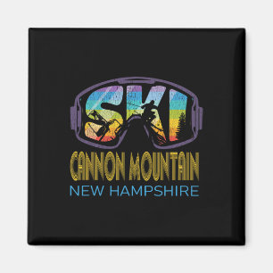 Ski Cannon Mountain New Hampshire Skiing Vacation  Magnet