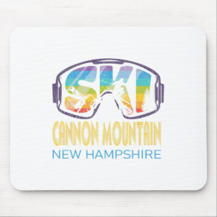 Ski Cannon Mountain New Hampshire Skiing Vacation Mouse Mat
