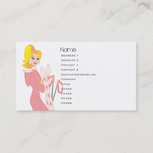 Ski Cards-Blonde Business Card