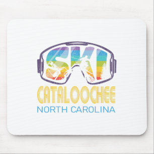 Ski Cataloochee North Carolina Skiing Vacation Mouse Mat
