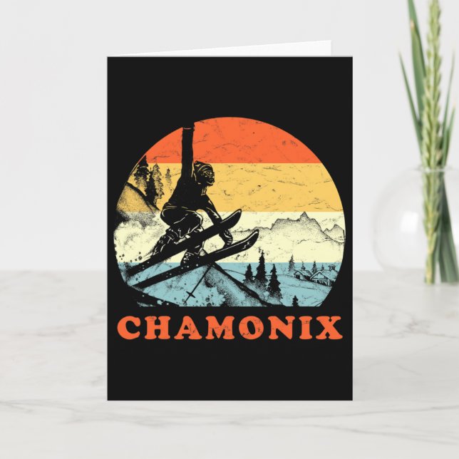 Ski Chamonix  Card (Front)