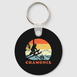Ski Chamonix Key Ring