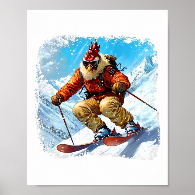 Ski Chickens  Poster (Front)