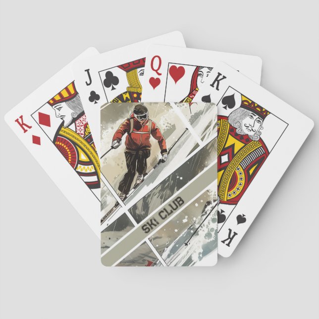 Ski Club Playing Cards (Back)