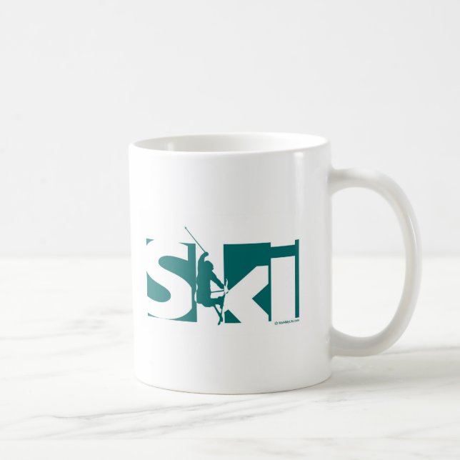 Ski Coffee Mug (Right)
