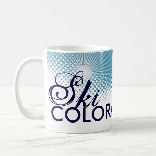 ski colorado coffee mug (Left)