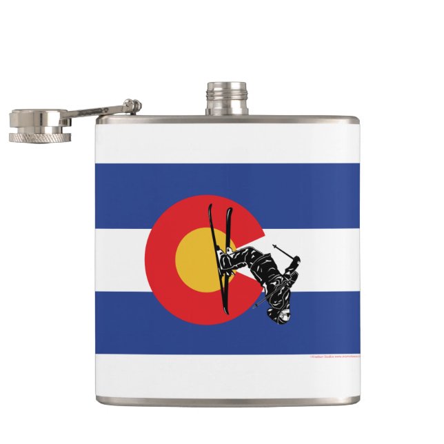 Ski Colorado Hip Flask (Opened)