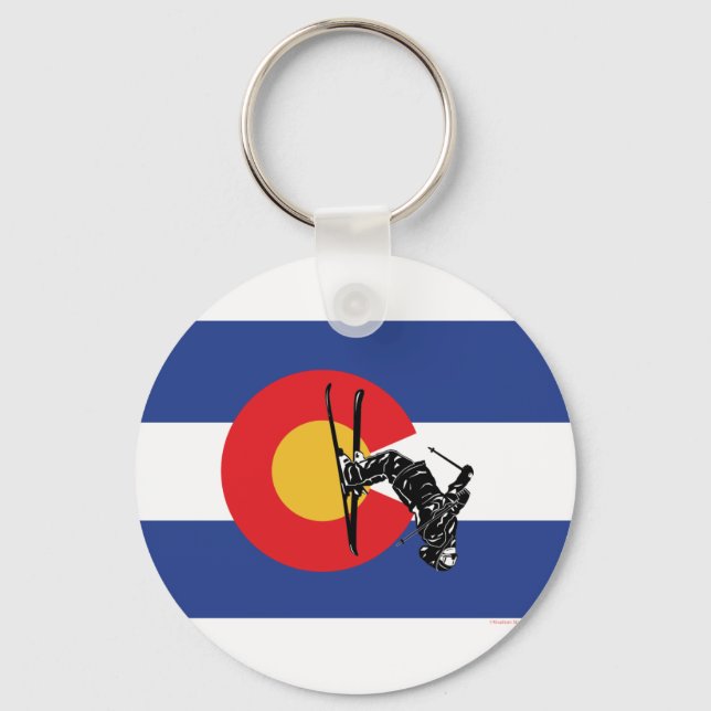 Ski Colorado Key Ring (Front)