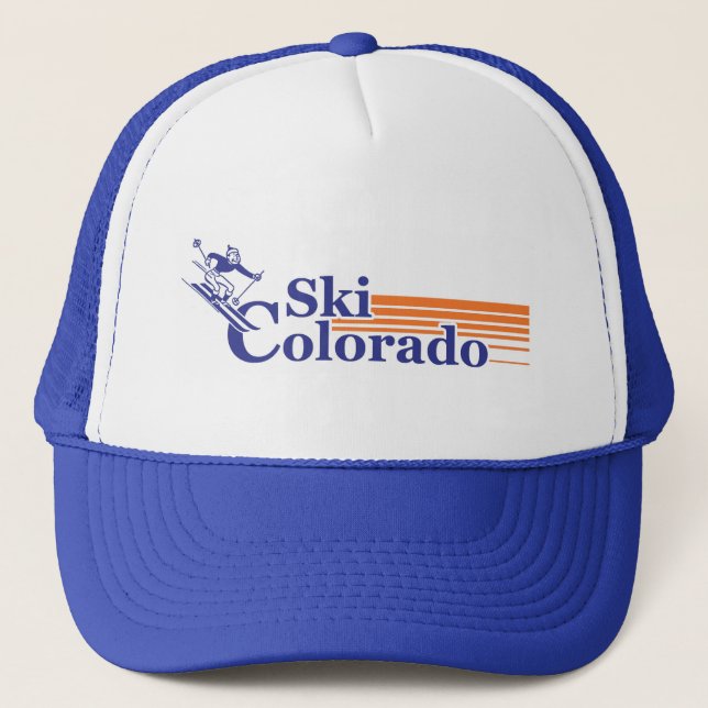 Ski Colorado (male) Trucker Hat (Front)