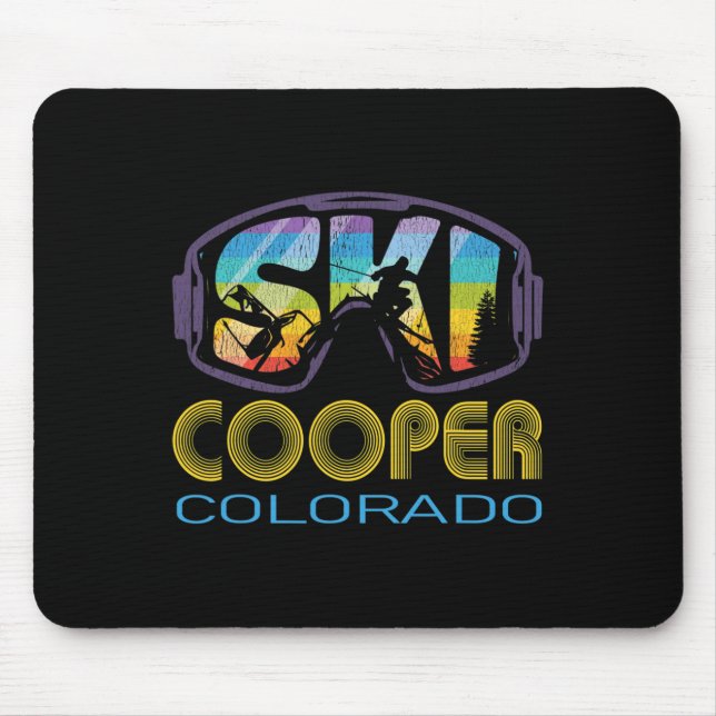Ski Cooper Colorado Skiing Vacation  Mouse Mat (Front)