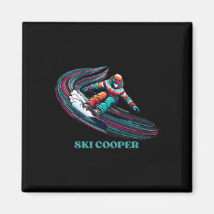 Ski Cooper Colorado Snowboarding Magnet