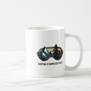 Ski Cortina D'ampezzo Italy Mountain Skiing T Men Coffee Mug