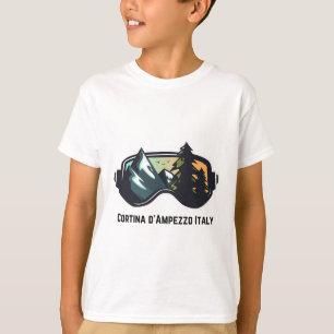 Ski Cortina D'ampezzo Italy Mountain Skiing T Men T-Shirt